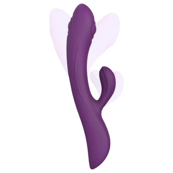 Love to Love Bunny&Clyde - Pulsierender Vibrator mit Klitorisstimulator (Lila)