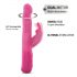 Dorcel Baby Rabbit 2.0 - Wiederaufladbarer Vibrator mit Klitorisarm (Rosa)