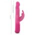 Dorcel Baby Rabbit 2.0 - Wiederaufladbarer Vibrator mit Klitorisarm (Rosa)