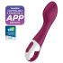 Satisfyer Hot Spot - Akku G-Punkt Vibrator mit Wärmfunktion (Rot)