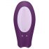 Satisfyer Double Joy - smarter, wasserdichter Paar-Vibrator (Lila)