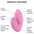 Satisfyer Love Riot - wiederaufladbarer, wasserdichter Fingervibrator (Pink)