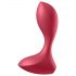 Satisfyer Backdoor Lover - Wiederaufladbar, wasserdichter Analvibrator (Rot)