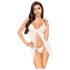 Penthouse After Sunset - transparenter Babydoll und String (weiß) - L/XL