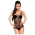 Penthouse Turned On - Offener Spitzen-Body (Schwarz) - L/XL