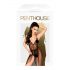 Penthouse Best Forplay - Spitzenbody mit Tüllschal (schwarz) - M/L