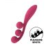 Satisfyer Tri Ball 1 - Multifunktions-Vibrator, wiederaufladbar (Rot)