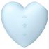 Satisfyer Cutie Heart - Akku-Luftwellen-Klit-Vibrator (Blau)