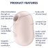 Satisfyer Pro To Go 2 - Luftwellenklitoris-Stimulator (Beige)