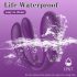 Mrow - Wasserdichter Paarvibrator 3 Motoren (lila)