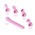 Magic Stick - Vibrator mit Wechselarm (Pink)