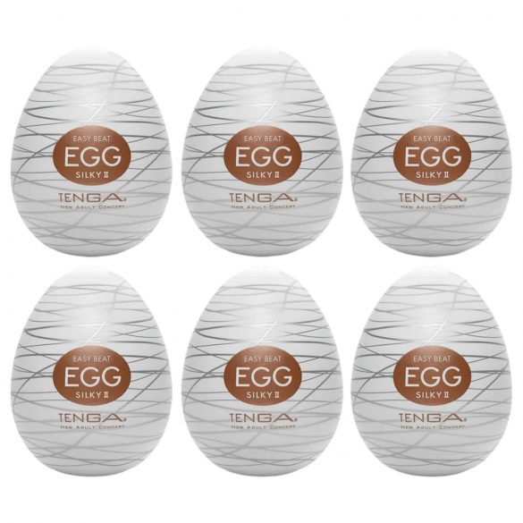 TENGA Egg Silky II - Verwöhn-Ei (6 Stk.)