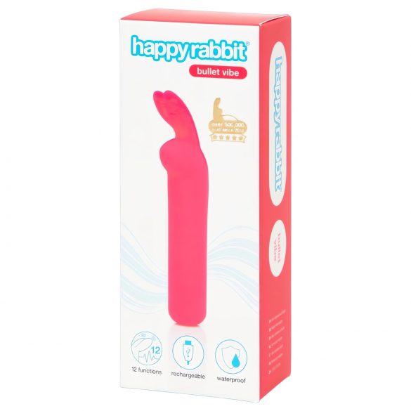 HappyRabbit Bullet - Akku-Noppenvibrator (Pink)