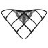 Obsessive Miamor - Netz-Cheeky mit Spitze (Schwarz) - L/XL