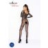 Passion BS031 - Offener Catsuit (schwarz) - S-L