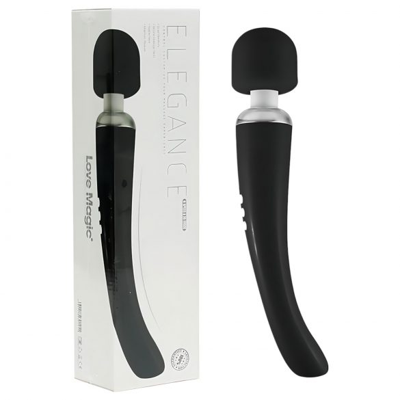 LoveMagic Elegance Wand - Akku Vibrator (schwarz)