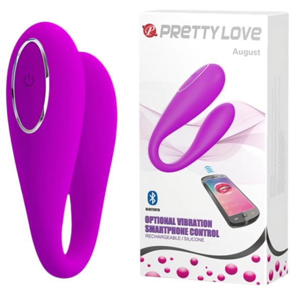 Pretty Love August - Wiederaufladbarer G-Punkt & Klitoris Vibrator (Pink)