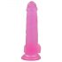 Lovetoy Jelly Studs - Realistischer Dildo mit Basis - 20cm (Pink)