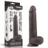 Lovetoy Sliding-Skin - Zweischicht-Dildo - 23cm (braun)