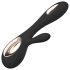 LELO Soraya Wave - Aufladbarer, nickender Vibrator mit Kitzlerarm (schwarz)