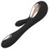 LELO Soraya Wave - Aufladbarer, nickender Vibrator mit Kitzlerarm (schwarz)