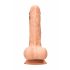 RealRock Dong 8 - Naturgetreuer Dildo mit Hoden (20 cm)