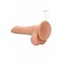 RealRock Dong 8 - Naturgetreuer Dildo mit Hoden (20 cm)