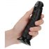 RealRock - Realistischer Saugnapf-Dildo - 15,5cm (Schwarz)