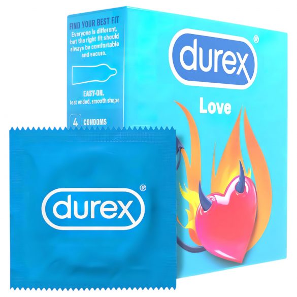 Durex Love Kondome - Leicht Anzuziehen (4 Stk.)