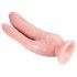 Dr. Skin 8 - Naturfarbener Double Dildo mit Saugfuß