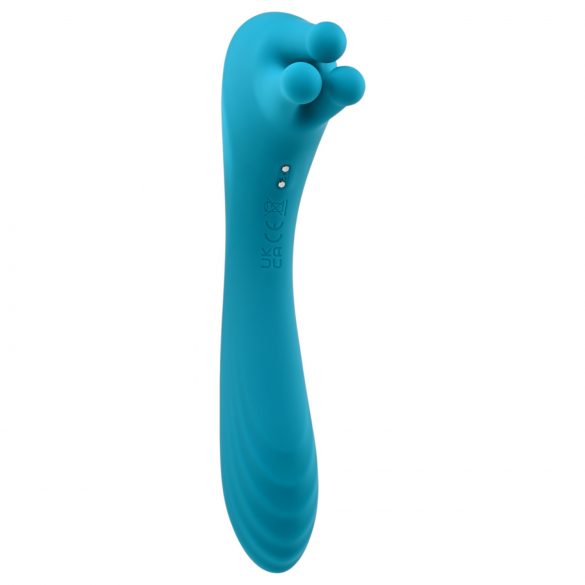 Evolved Heads or Tails - Doppelender Vibrator Akku (Blau)