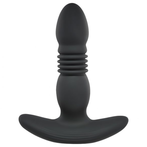 Playboy - Aufladbarer stoßender Analvibrator (schwarz)