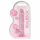 REALROCK - transparenter realistischer Dildo - pink (17cm)