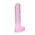 REALROCK - Transparenter Dildo - Pink (22cm)