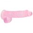 REALROCK - Transparenter, realitätsnaher Dildo - Pink (15cm)