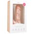 Easytoys - Dildo mit Saugnapf, Hoden, natur, 17,5 cm