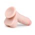 Easytoys - Dildo mit Saugnapf, Hoden, natur, 17,5 cm