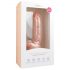 Easytoys - Saugnapf-Dildo mit Hoden (22,5 cm) - naturfarben