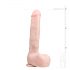 Easytoys - Großer Dildo mit Hoden & Saugnapf (29,5 cm) - Natur