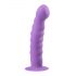 Easytoys - Wellenförmiger Dildo mit Saugfuß (Lila)