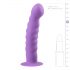 Easytoys - Wellenförmiger Dildo mit Saugfuß (Lila)