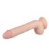 Real Fantasy Elvin - realitätsnaher Dildo mit Hoden - 28cm (natur)