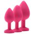 Flirts Anales Trainingskit - Plug-Set (3 Stk.) - Pink