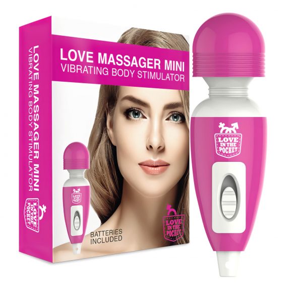 Love Wand - Mini-Vibrator Massager (Pink)