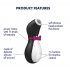 Satisfyer Penguin - Akku & wasserdichter Klitorisstimulator (schwarz-weiß)